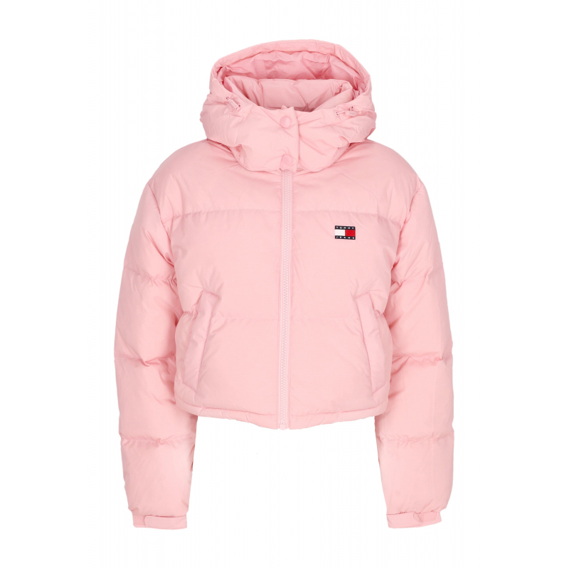 Damen Daunenjacke Crop Alaska Puffer Ballet Pink