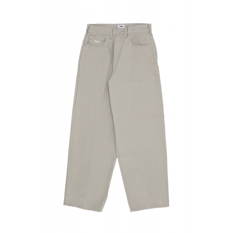 Jeans Man Bigwig Baggy Denim Abbey Stone Faded