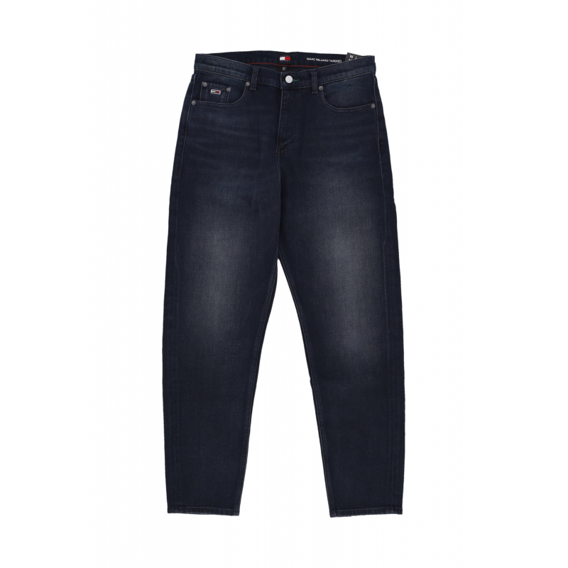 Jeans Man Isaac entspannt Denim Denim Dark