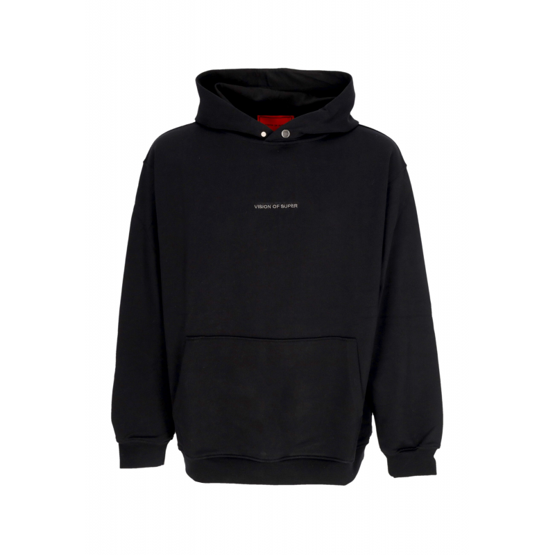 Herren Militarschadel auf Rucken Hoodie Schwarz