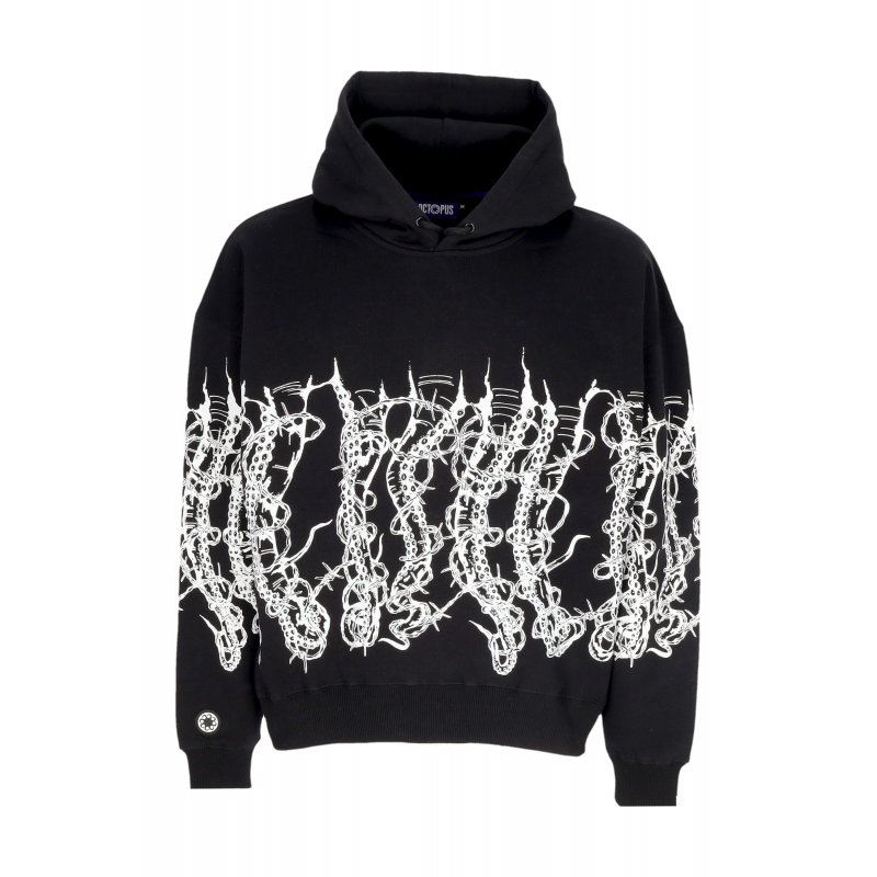 Herren Hoodie Barbed Wire Hoodie Schwarz