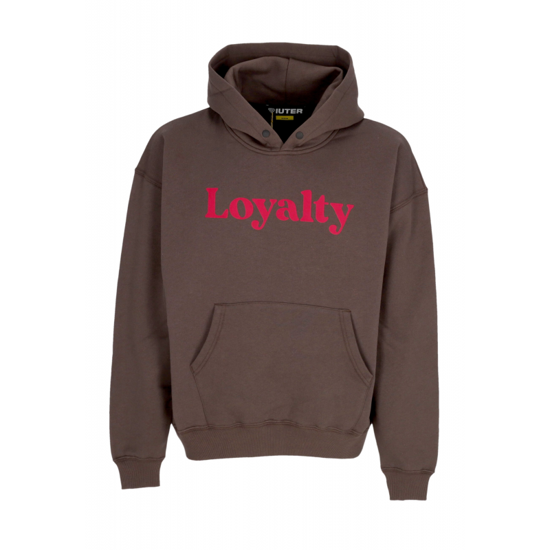 Herren Hoodie Loyalty Hoodie Brown