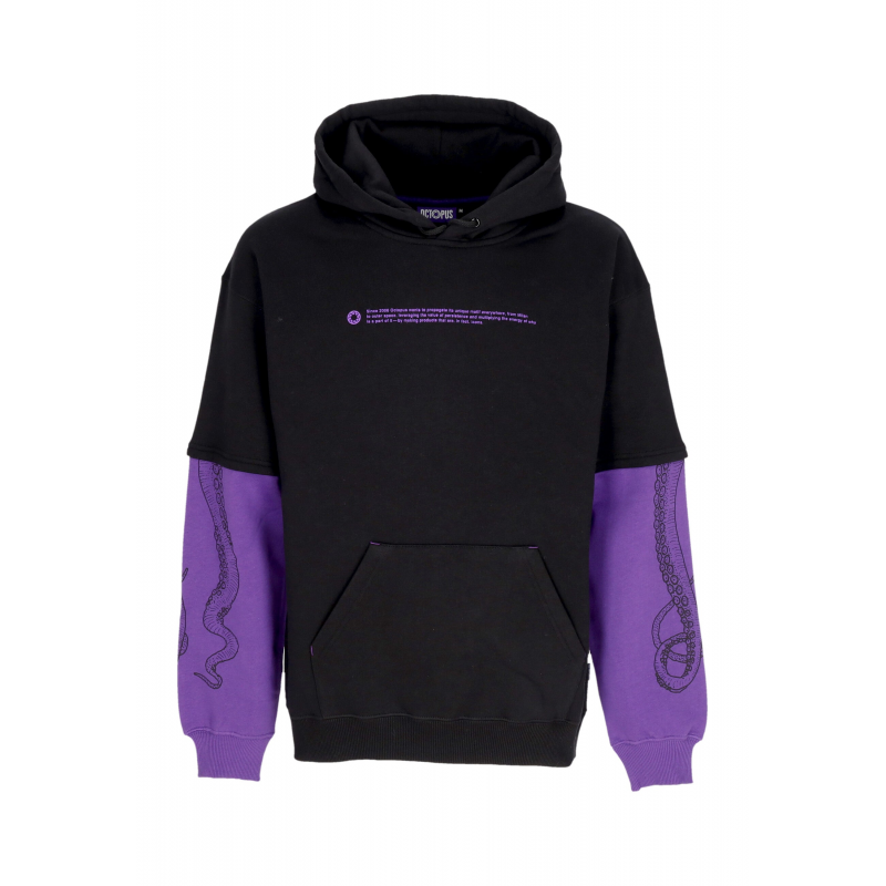 Herren Hoodie Logo Overhoodie Black