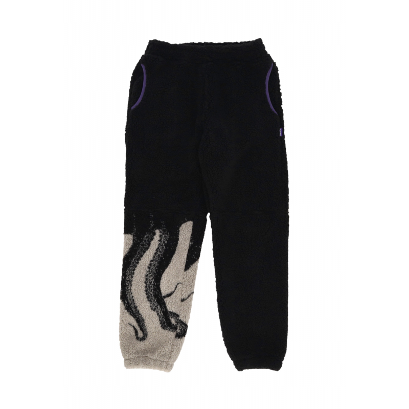 Herren Bear Side Sherpa Hosen schwarz