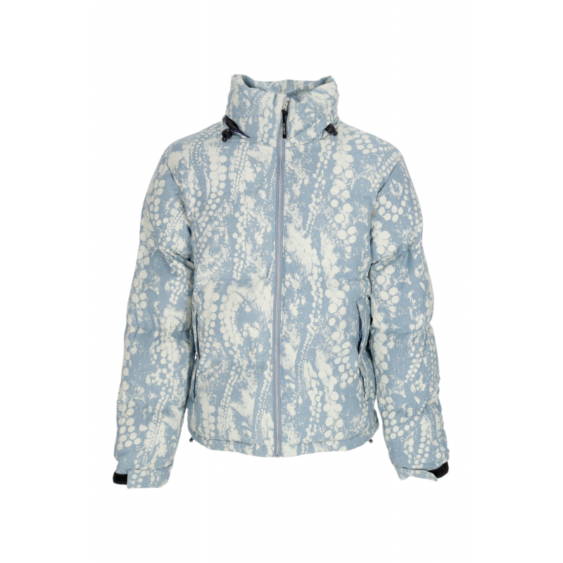 Herren Ray Denim Puff Jacke hellblau