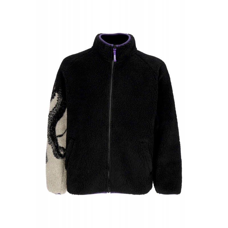 Manner Barenseite Sherpa ReiBverschluss hinten schwarz