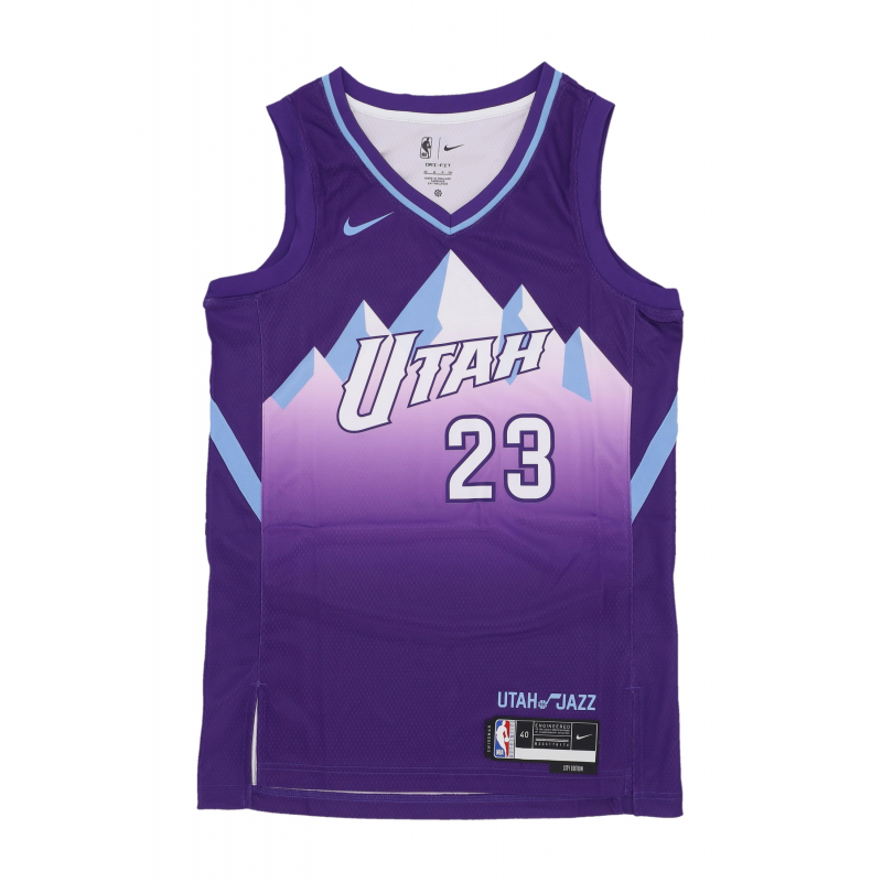 Basketball-Mann Nba Dri Fit Swingman Jersey No 23 Lauri Markkanen Utajaz Field Purple