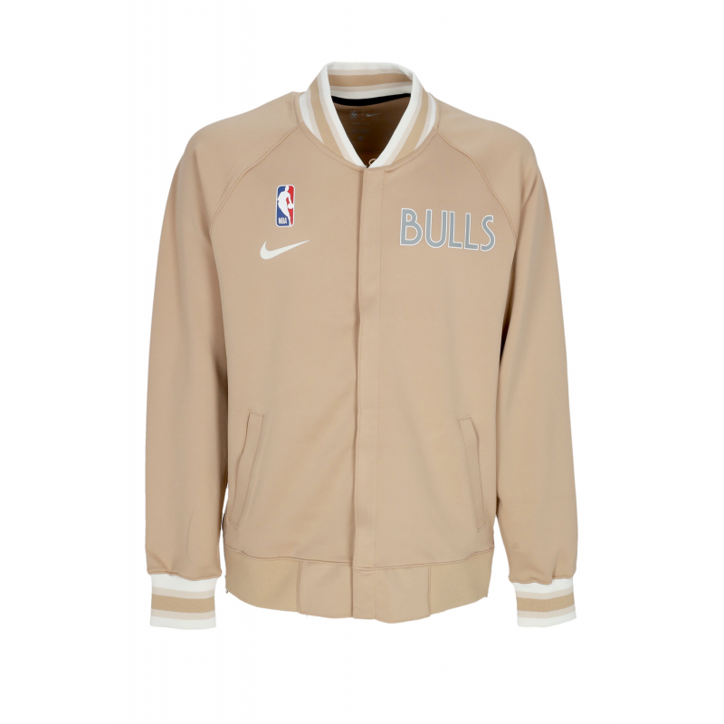 Leichtes College Man Nba City Edition Dri-fit Showtime L/s Full-zip Top Chibul Hanf/Hemp/Hemp/Segel