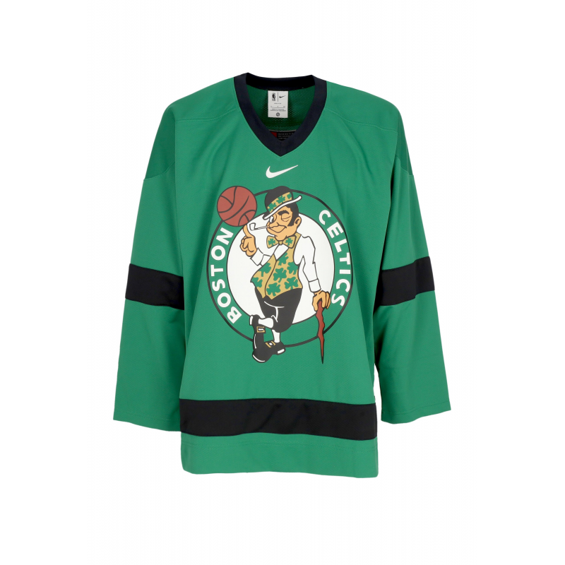 Mann Nba Courtside Hockey Jersey Boscel Clover/schwarz/weiB