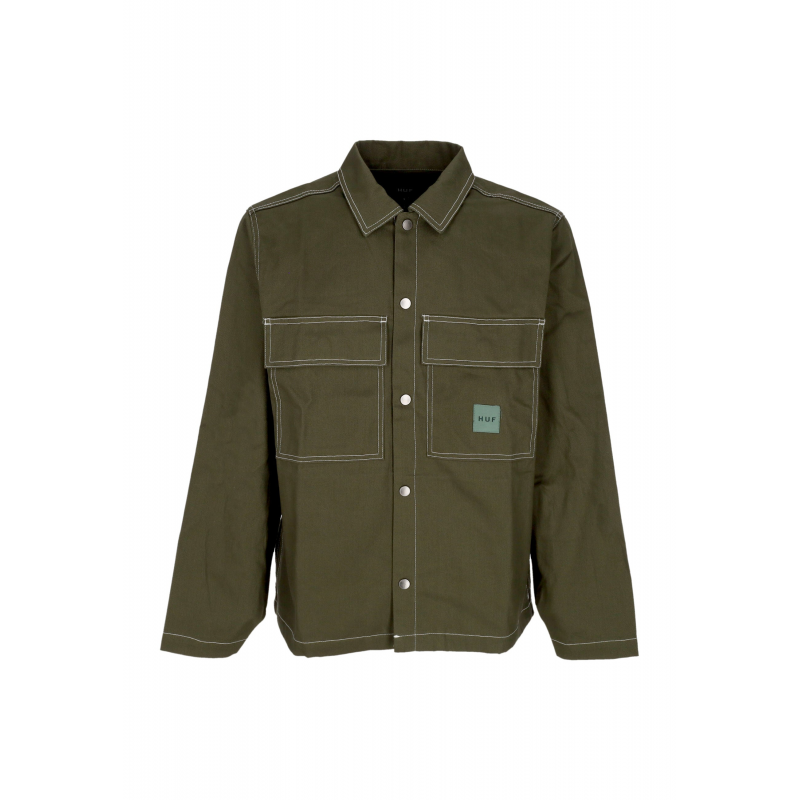 Workwear Man Mason Shacket Hunter Green Jacket