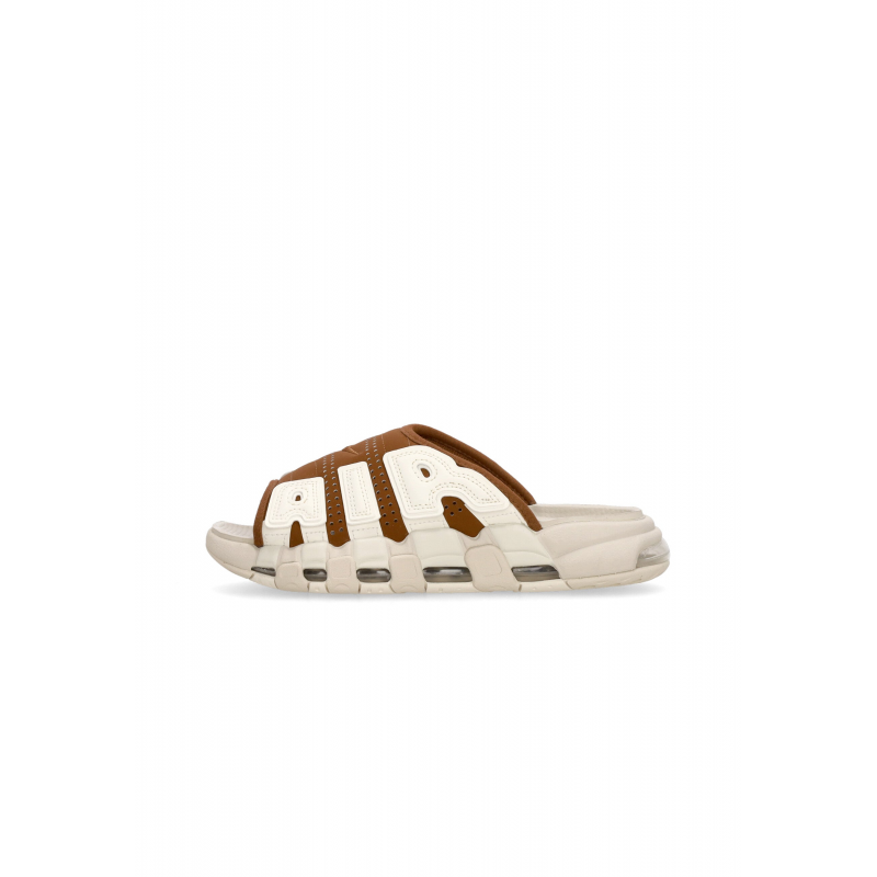 Herren Pantoffeln Air More Uptempo Slide Lt British Tan/sail/lt Orewood Brown/clear