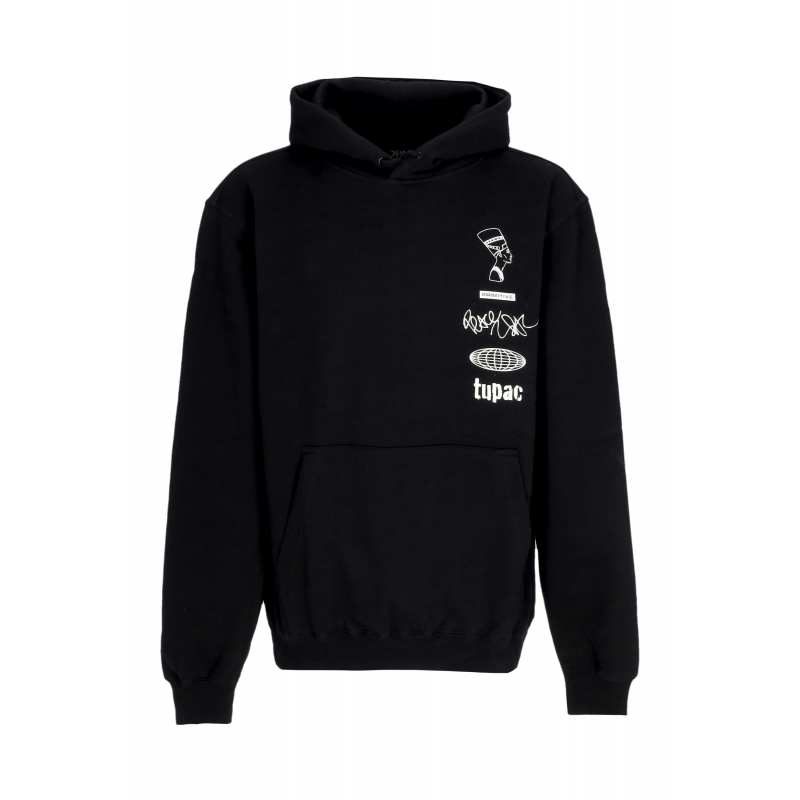 Herren Hoodie Stay Up Hoodie X Tupac Schwarz
