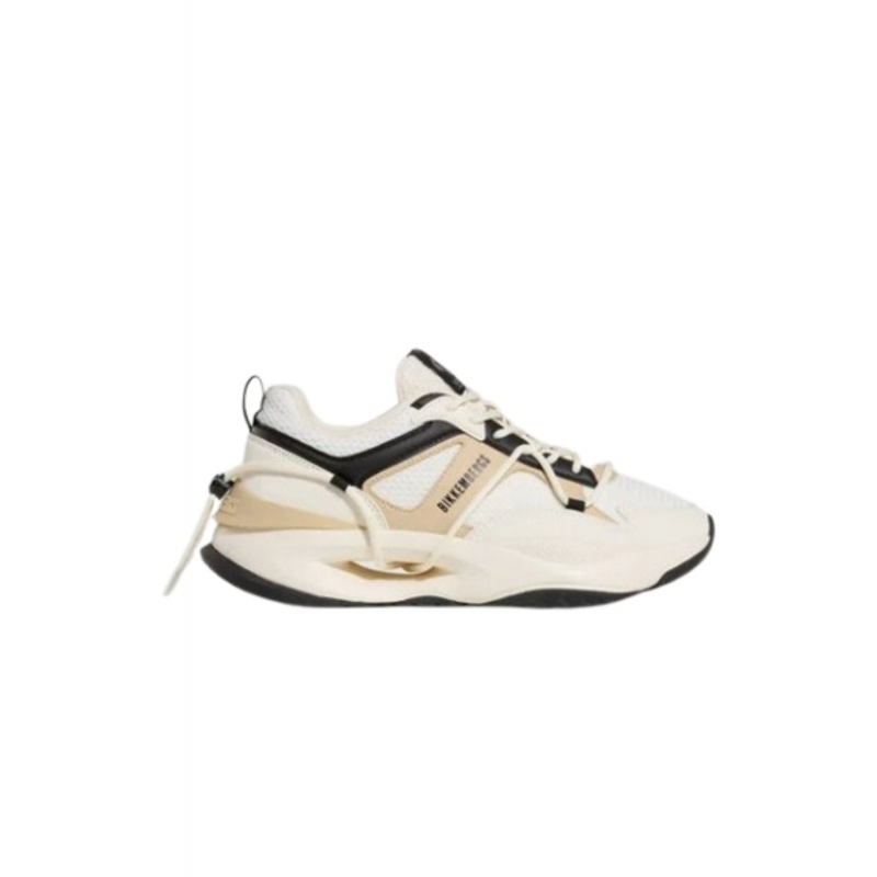 BIKKEMBERGS MIKROFASER-LEDER-Schuhe