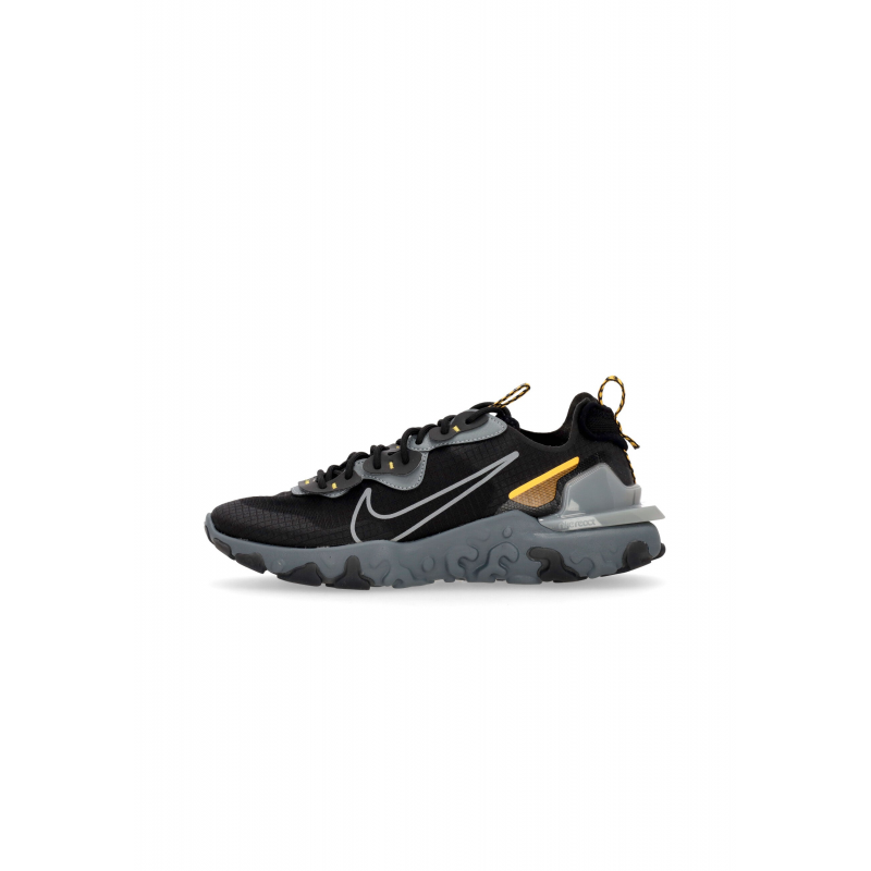 Herren Low Shoe React Vision Schwarz/cool Grau/Laser Orange