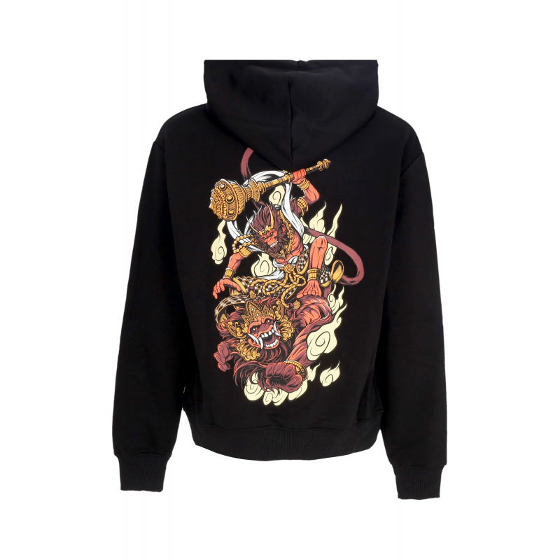 Leichter Hoodie Man Hanuman Hoodie Black