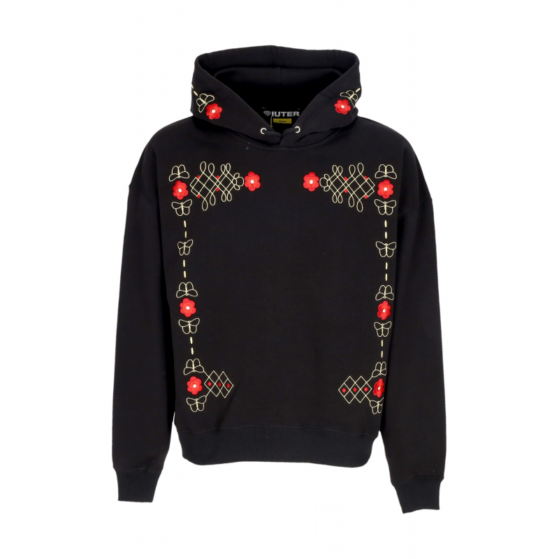 Herren leichte Kapuze Western Hoodie Schwarz
