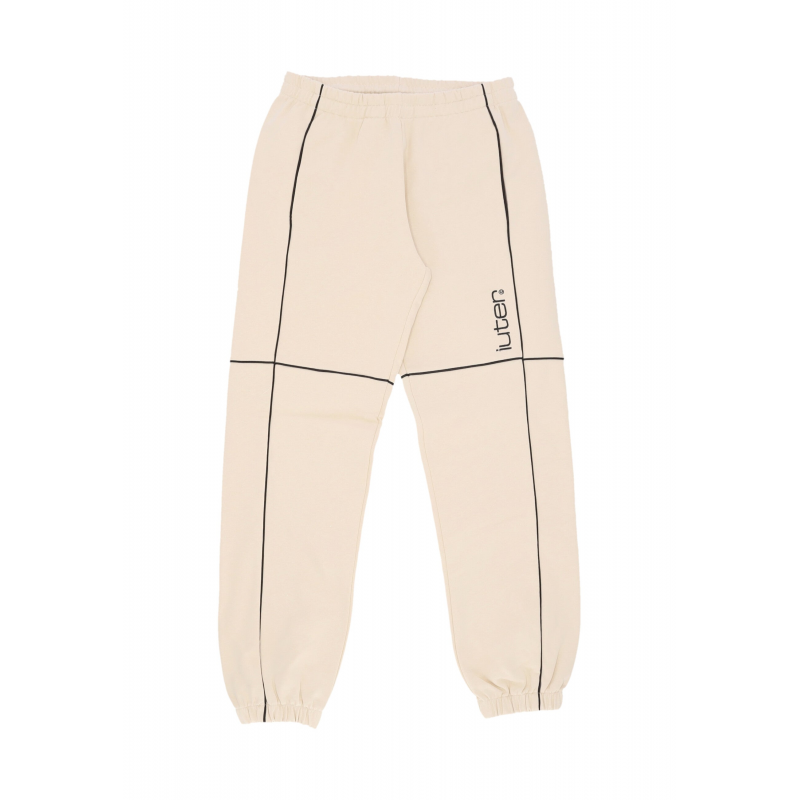 Herren Unterwasche Grid Track Pants Cream