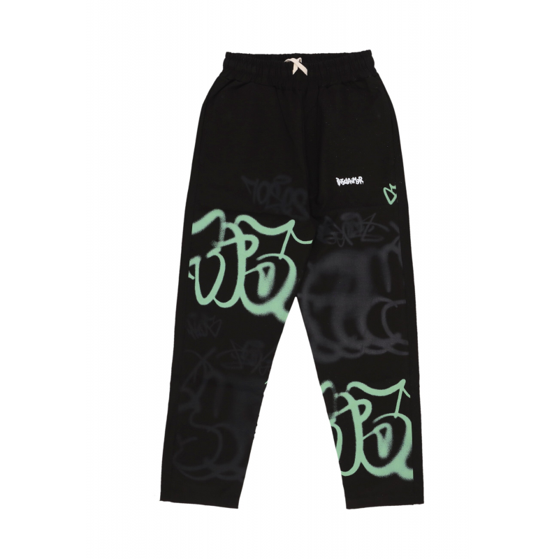 Herren Lange Hose Logo Farbe schwarz