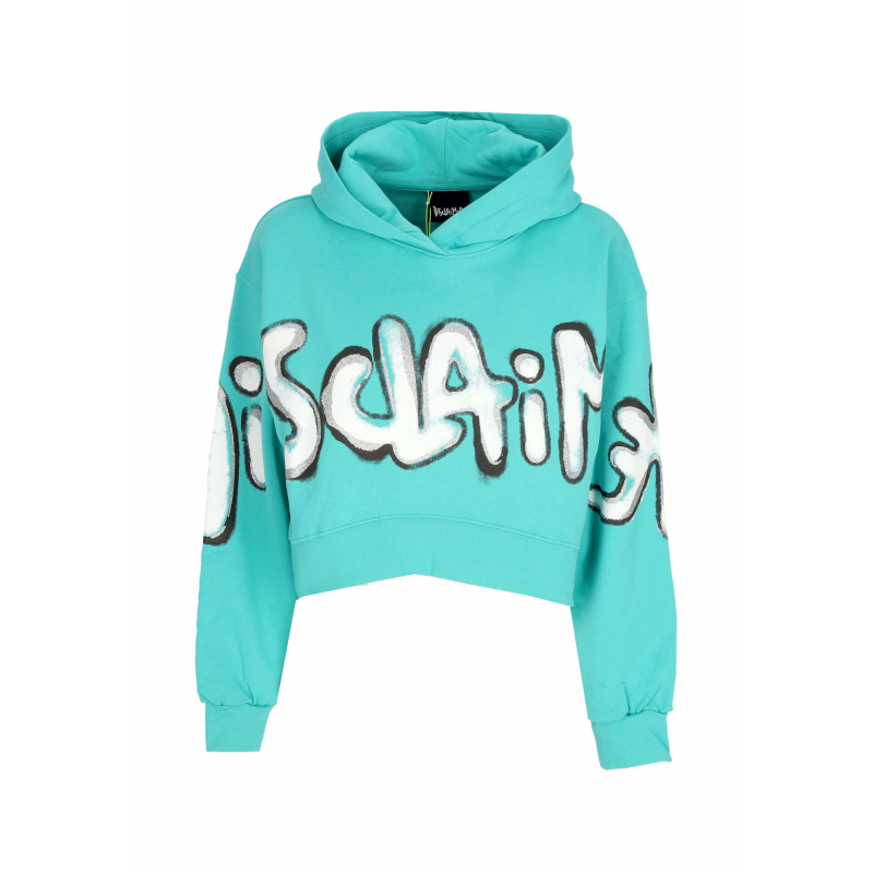 Women's Short Hoodie W Big Logo Crop Hoodie Min.