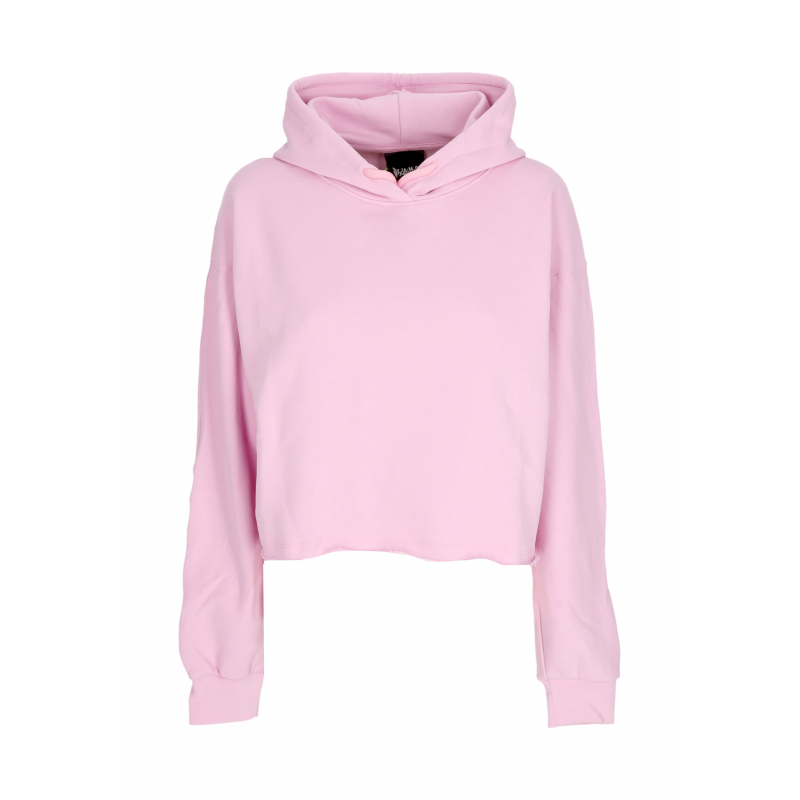Women's Short Hoodie W Strass Logo Crop Hoodie Pink/strass Boreal