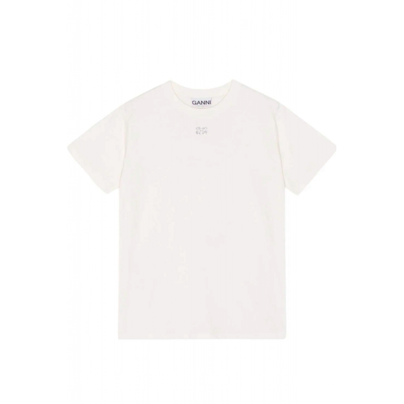 GANNI WeiBes T-Shirt und Polo