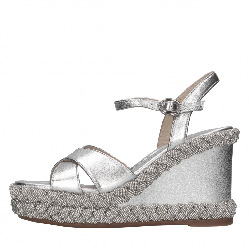 Alma En Pena Schuhe mit Silber Absatz