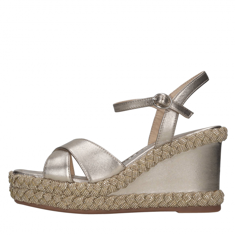 Alma En Pena Schuhe mit braunem Absatz
