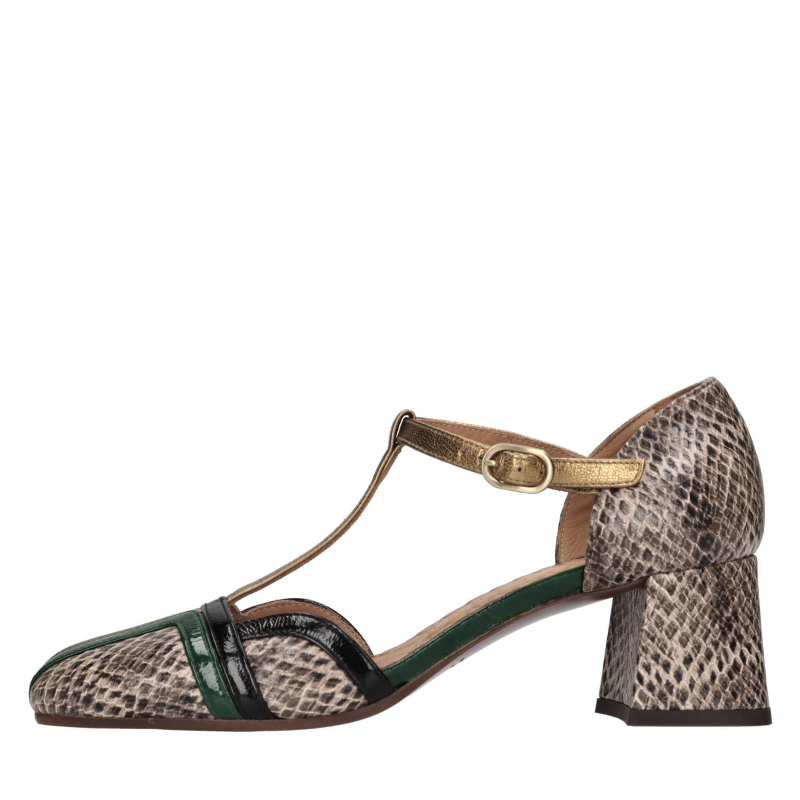 Chie Mihara Schuhe mit mehrfarbigem Absatz