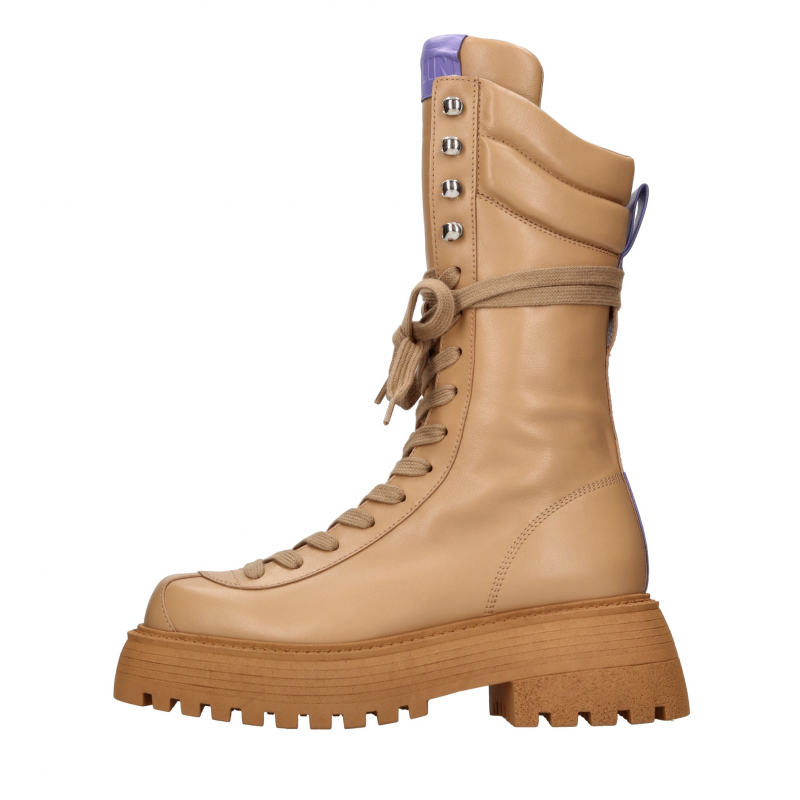 3JUIN Braune Stiefel