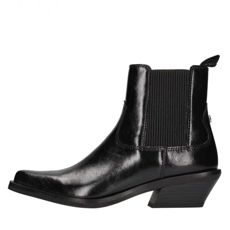 Armani Exchange Stiefel schwarz