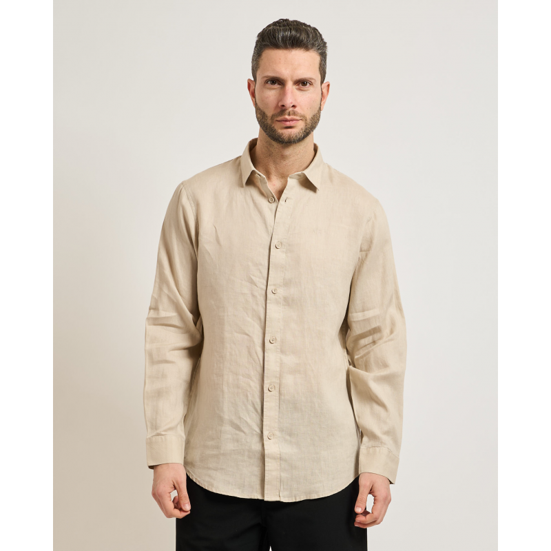 Armani Exchange Shirts beige