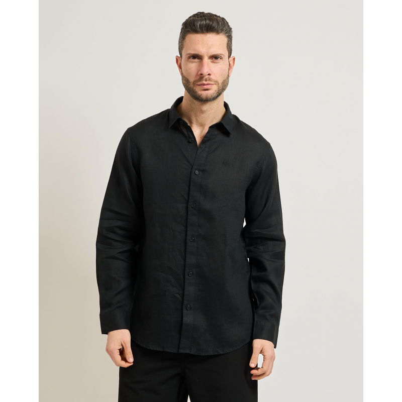 Armani Exchange Shirts Schwarz