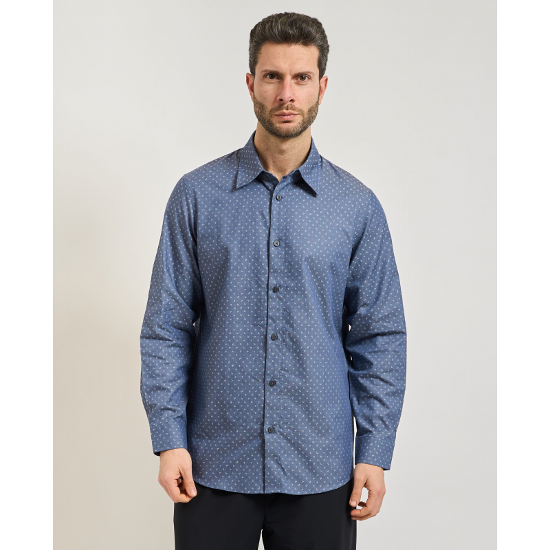 Armani Exchange Blaue Hemden