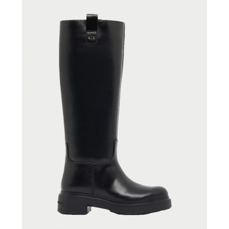 Armani Exchange Stiefel schwarz