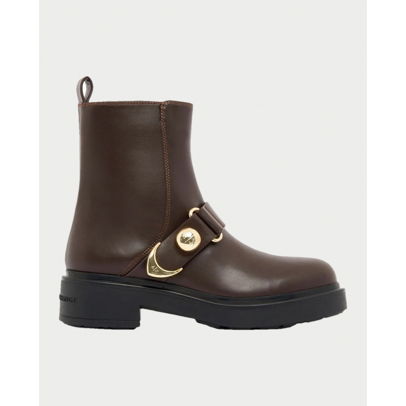Armani Exchange Schwarze Stiefel