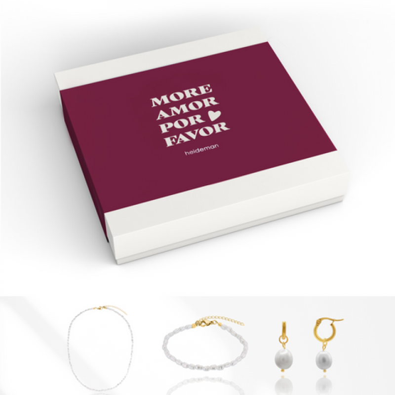 Heideman Geschenkbox Loveletter Perle : Gold M