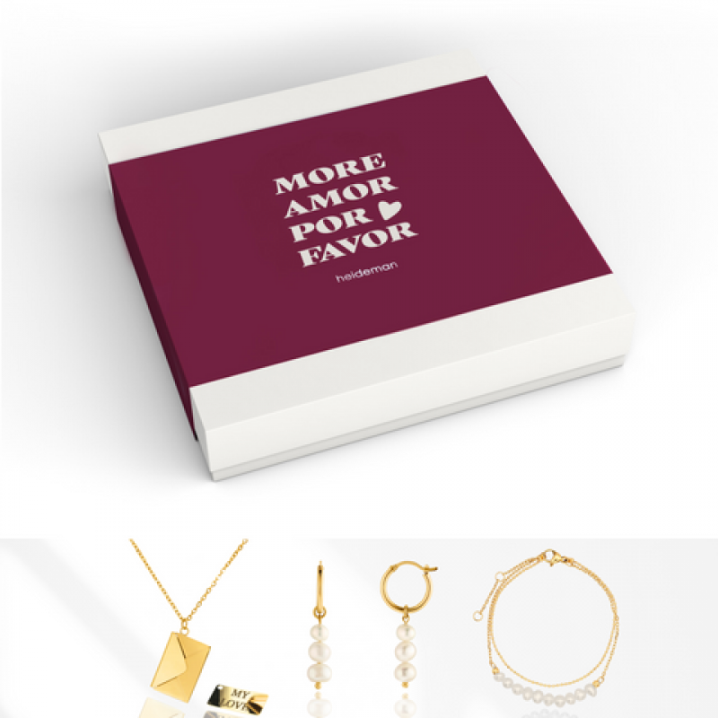 Heideman Geschenkbox Loveletter Gravur : Gold M