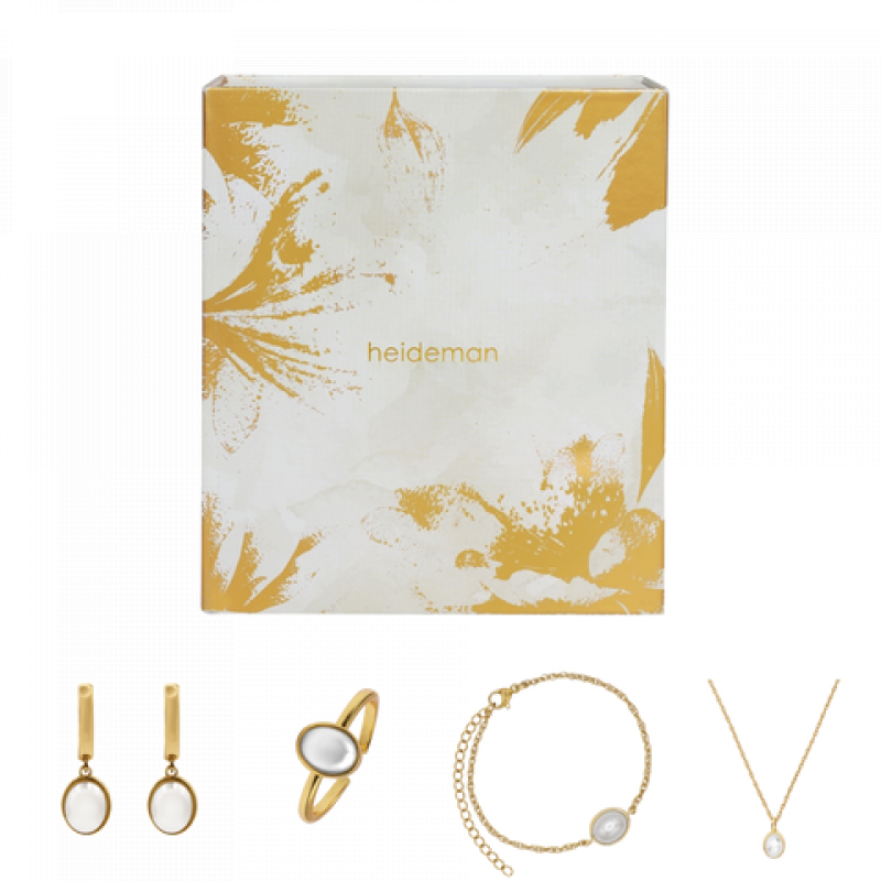 Heideman Damen Four Moments Geschenkbox Perle : Gold
