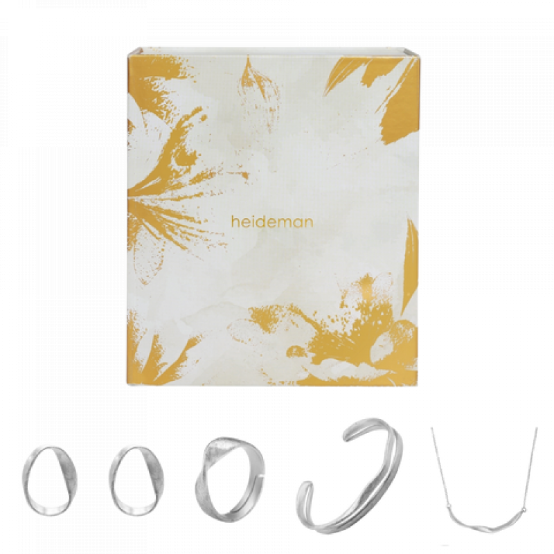 Heideman Damen Four Moments Geschenkbox Fineline : Silber
