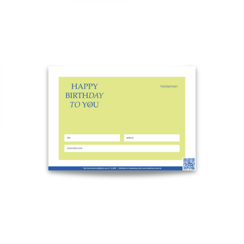 Heideman GmbH Digitaler Geschenk-Gutschein :