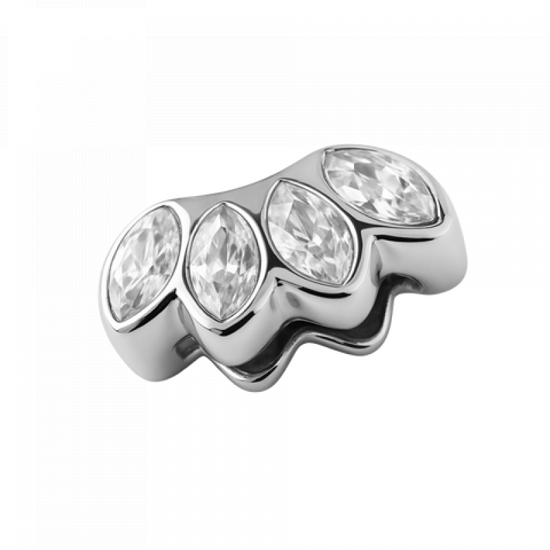 Heideman Charm Blatt : Silber