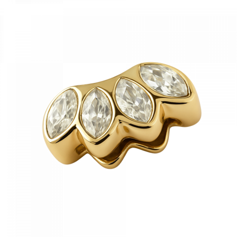 Heideman Charm Blatt : Gold