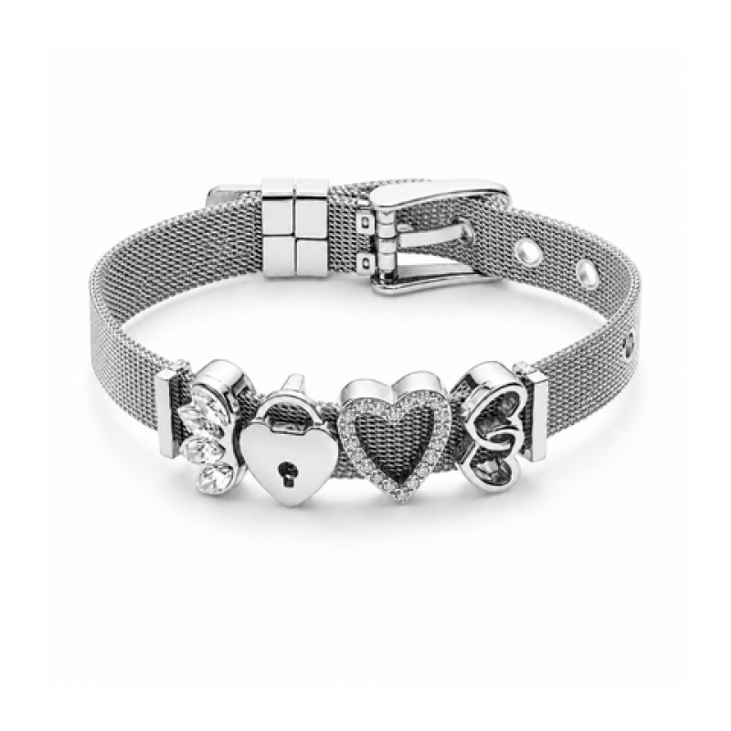 Heideman Damen Armband Milanaise : Silber