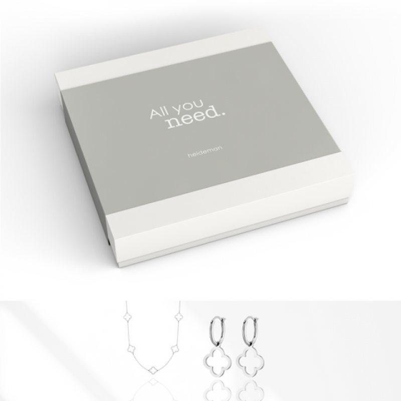 Heideman Geschenkbox All you need Kleeblatt : Silber S