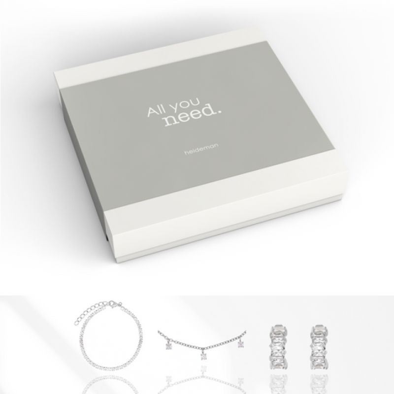 Heideman Geschenkbox All you need Stein : Silber M