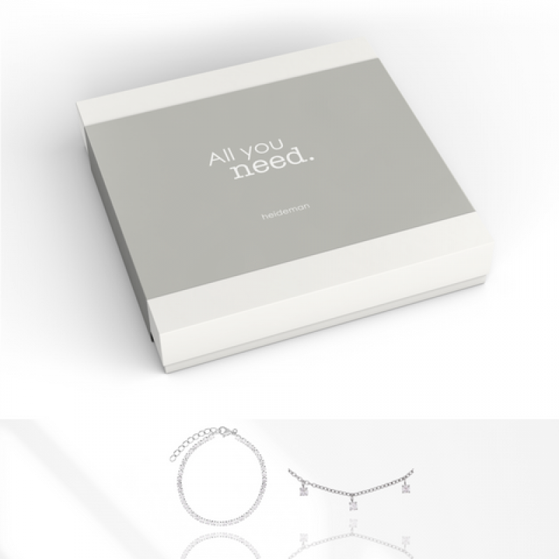 Heideman Geschenkbox All you need Stein : Silber S
