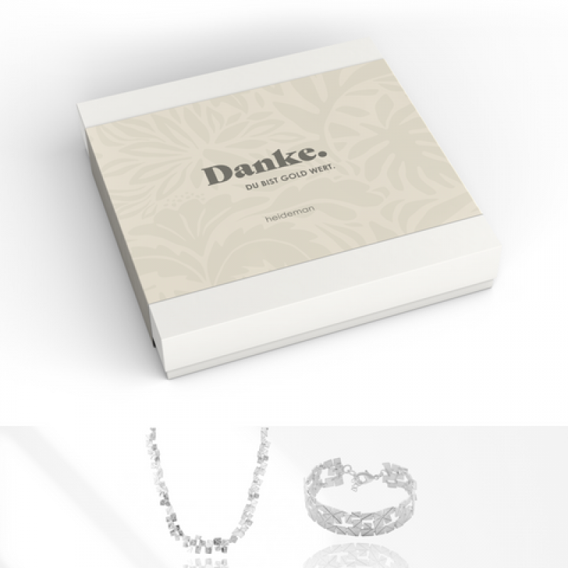 Heideman Geschenkbox Danke Partis : Silber S