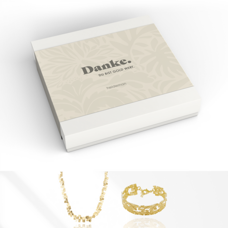 Heideman Geschenkbox Danke Partis : Gold S – Bild 1 von 2