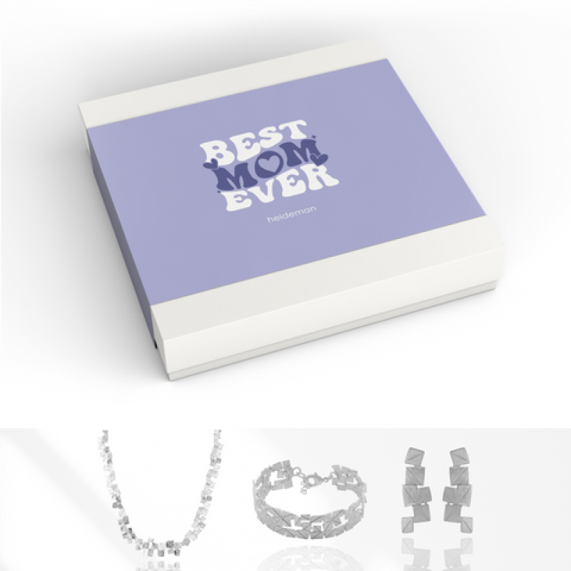 Heideman Geschenkbox BEST MOM Partis : Silber M