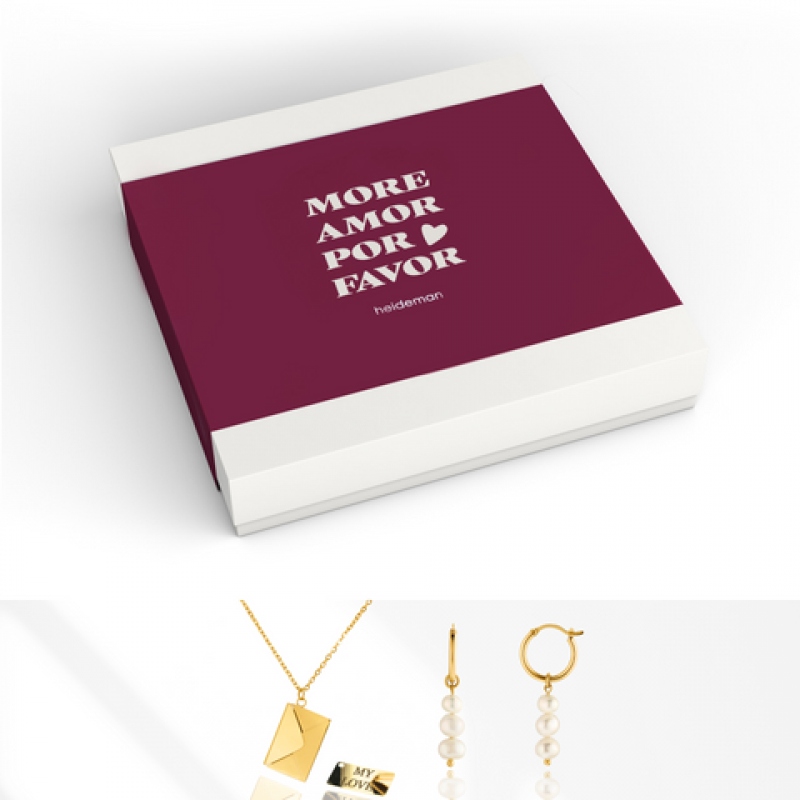 Heideman Geschenkbox Loveletter Gravur : Gold S